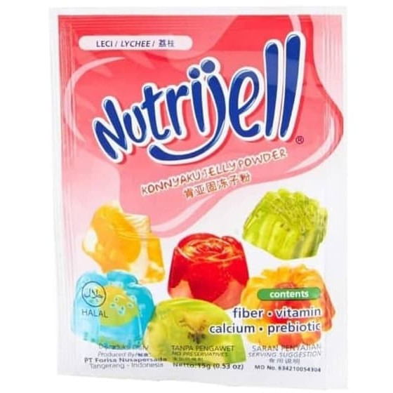 Nutrijell Rasa Leci Kemasan Ekonomis 10gr