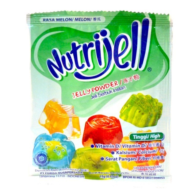 Nutrijell Rasa Melon Kemasan Ekonomis 10gr