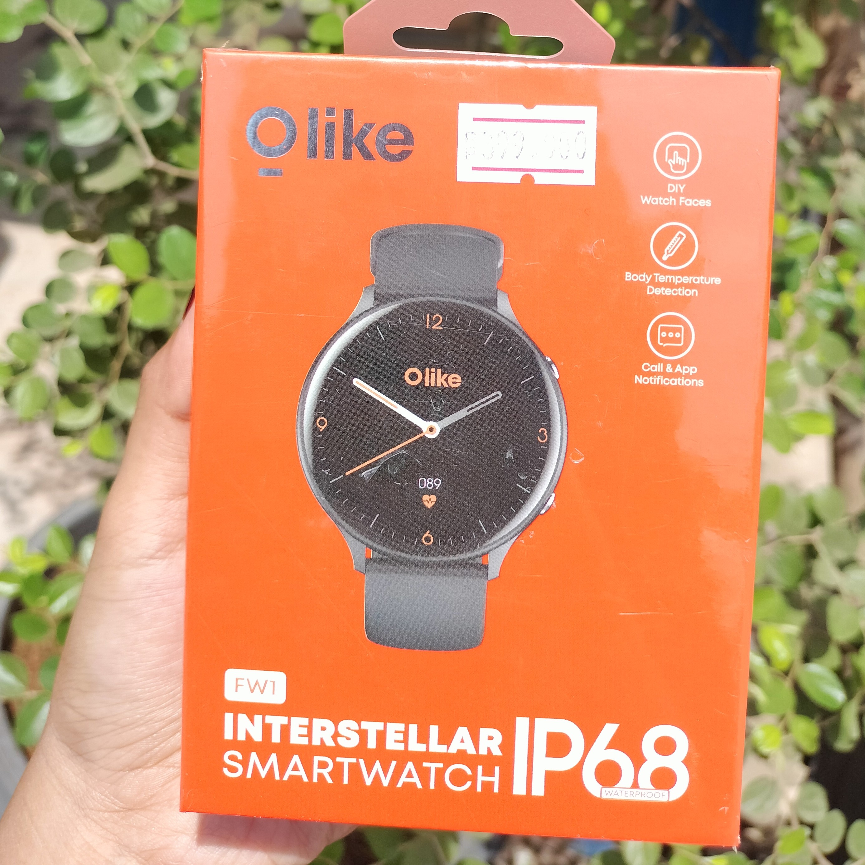 O Like FW1 INTERSTELLAR SMARTWATCH IP68 2