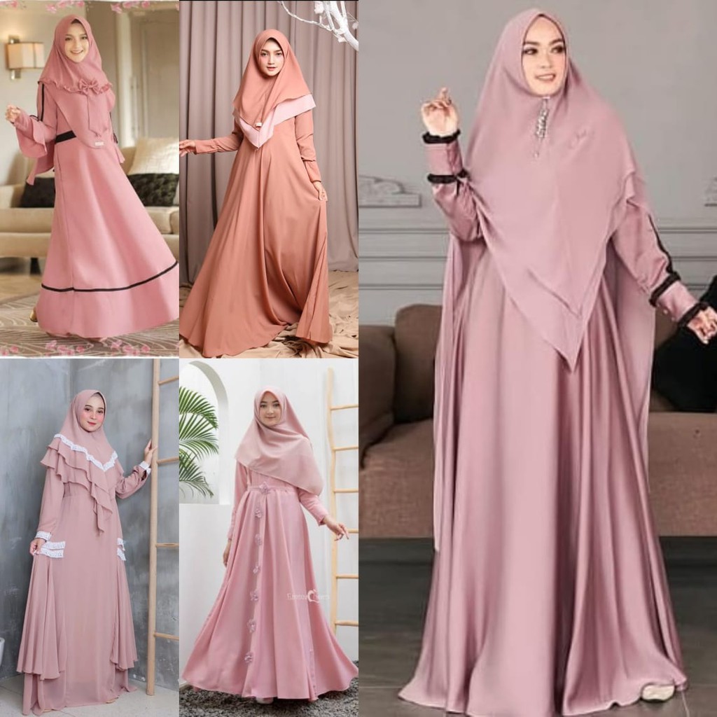 OBRAL SERBA 55K Gamis Syari Setelan Muslim