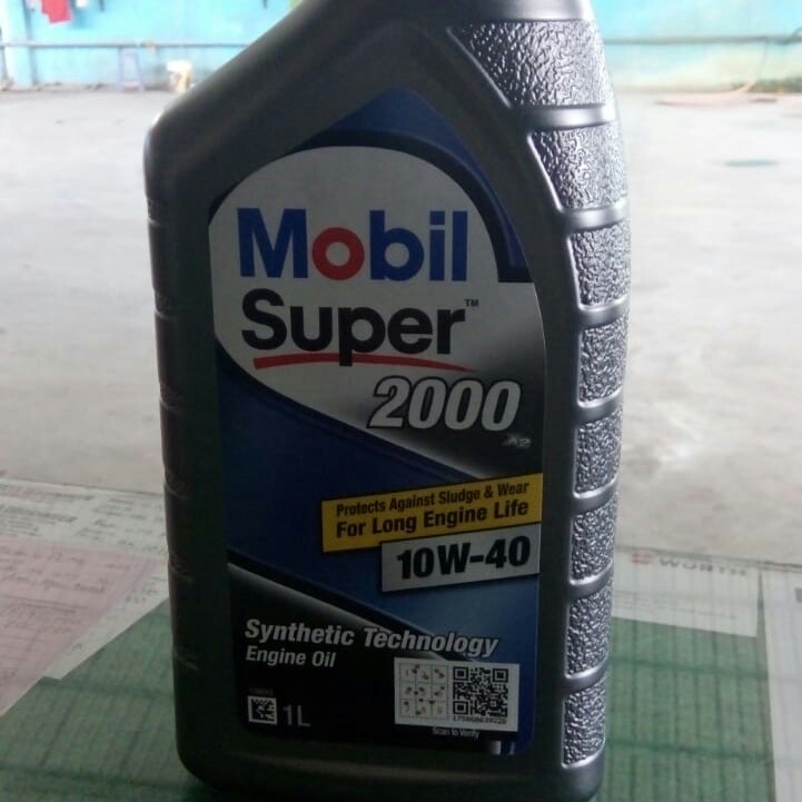 OLI MESIN MOBIL SUPER 2000 PREMIUM 1 LITER MERK MOBIL PER UNIT 3