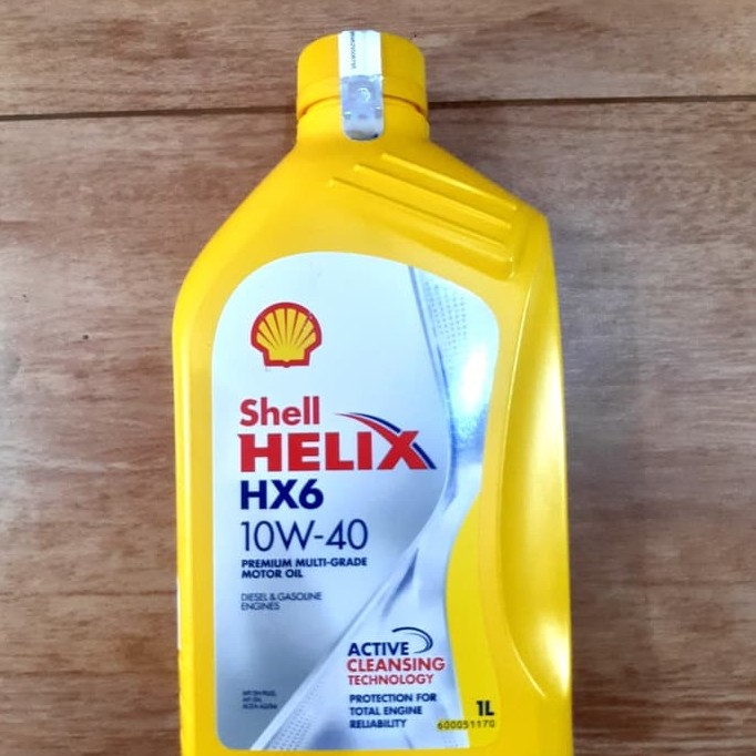 OLI MESIN SHELIX HX 6 1 LITER MERK SHELL PER UNIT