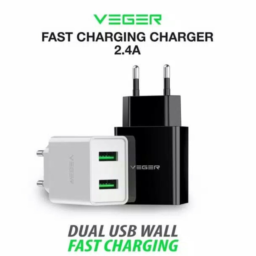 ORIGINAL TRAVEL CHARGER VEGER V02 4