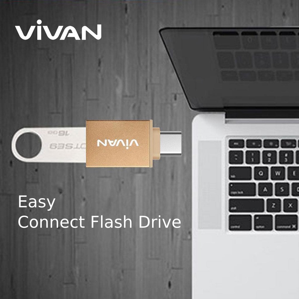 OTG Adapter USB to Type C  VIVAN VOC-C01 2