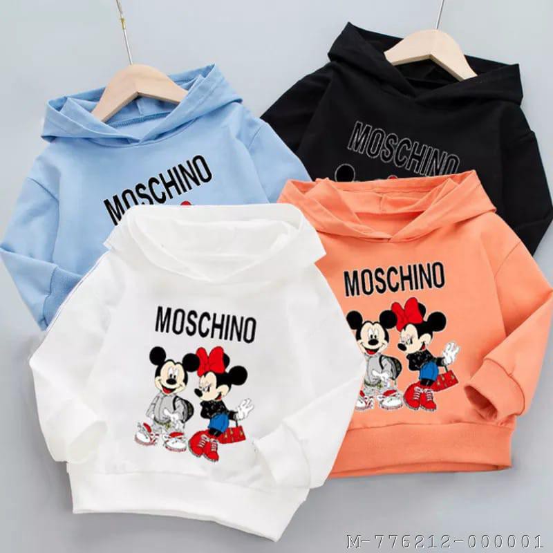 OUTERWEAR ANAK PEREMPUAN SWEATER MOSCHINO FLEECE