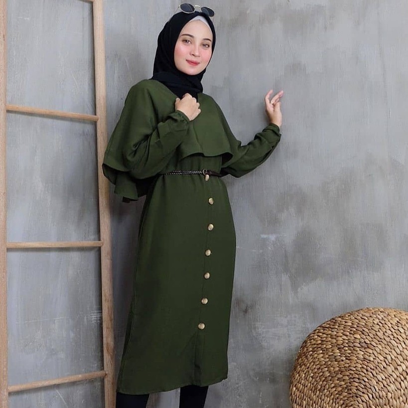 OUTFIT MUSLIM L Laras Cape l Atasan Wanita 2