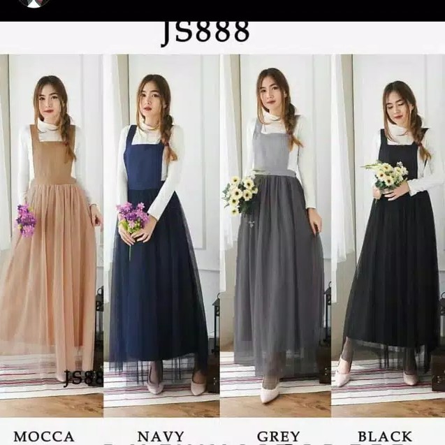 OVERALL RITA MIDI OUTER ROK TUTU MOSCREPE PREMIUM