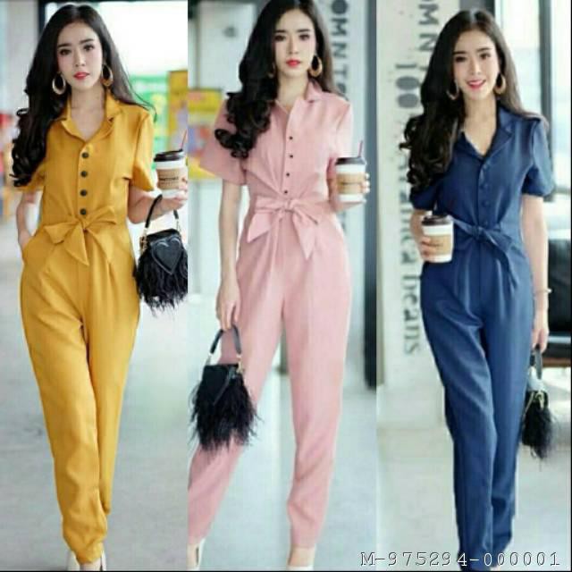 OVERALL WANITA JUMPSUIT MISS PINGKY