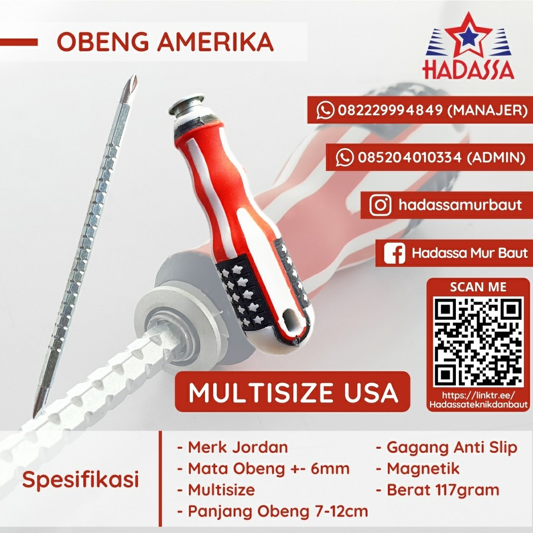 Obeng Amerika Multisize USA