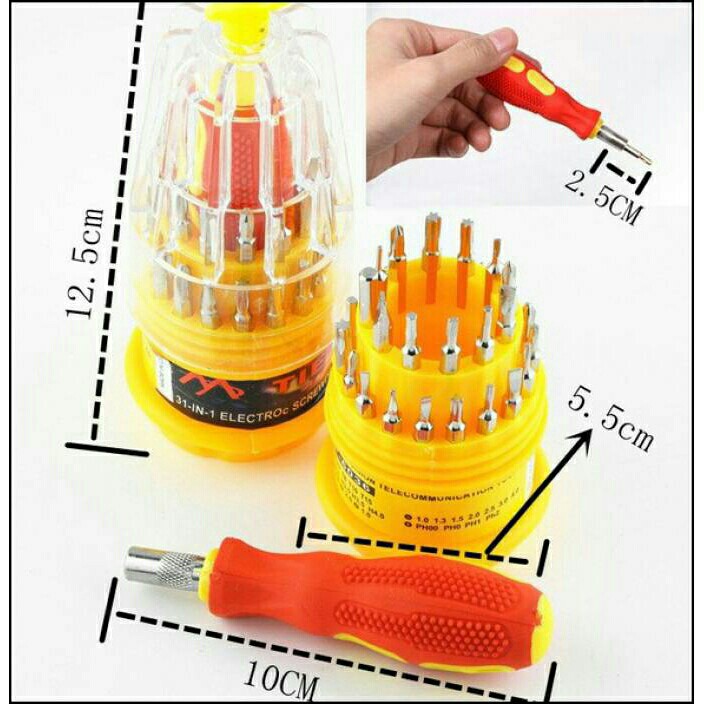 Obeng Set Multifungsi 31 In 1 3