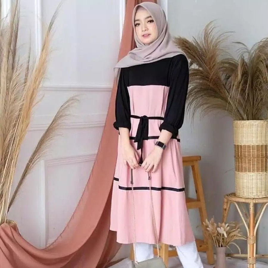 Ocha Tunik  Baju Atasan Muslim  Tunica Best Seller