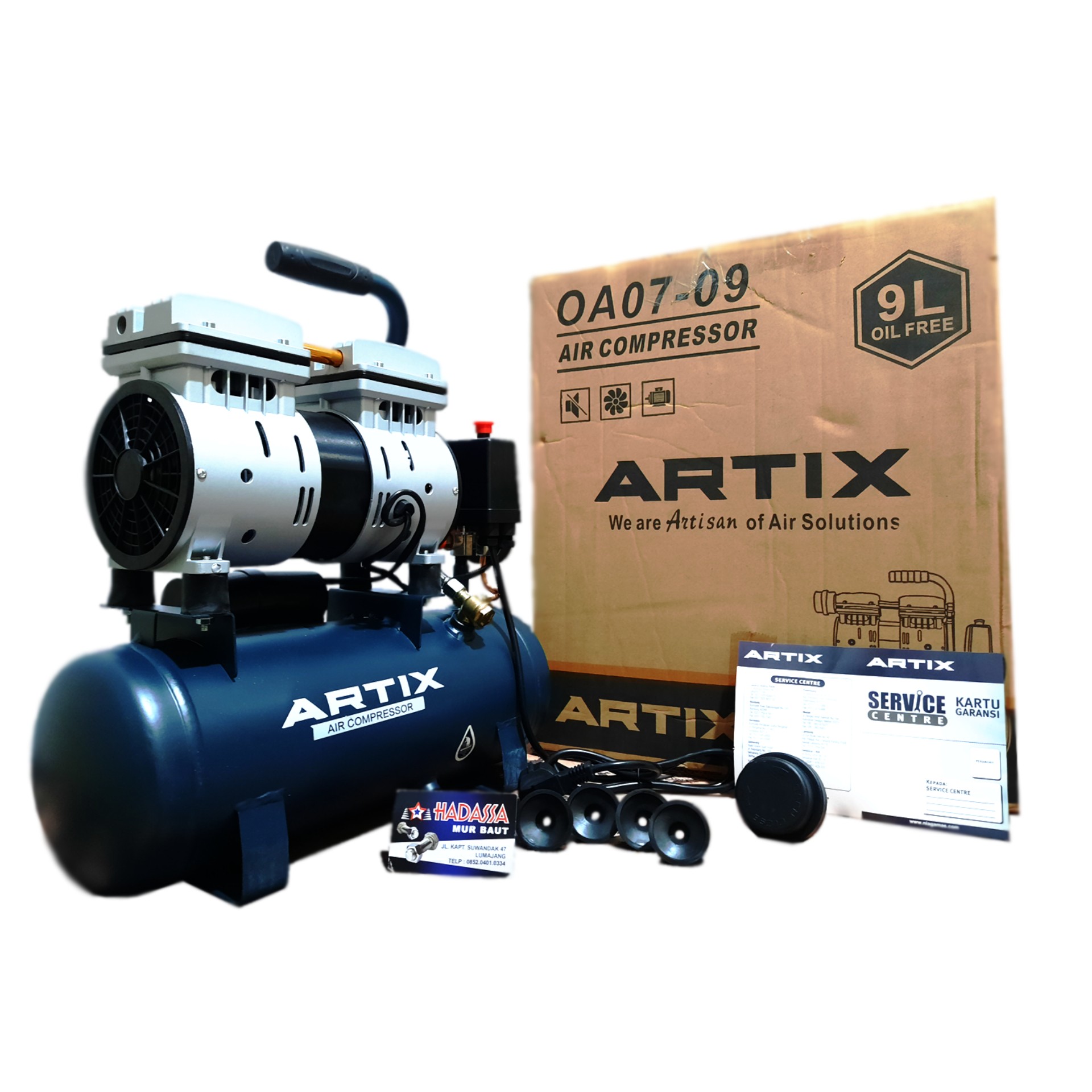 Oilless Air Compressor Artix OA 07-09 2