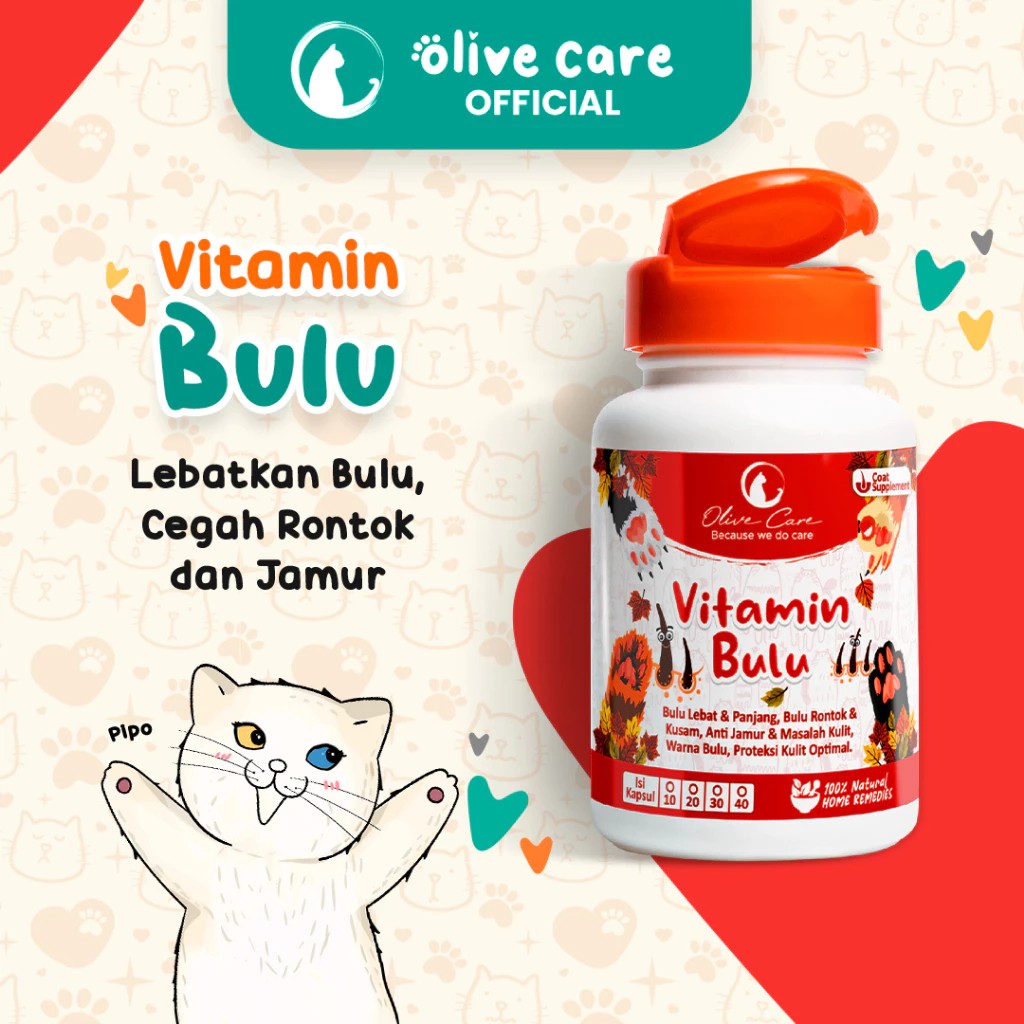 Olive Care Vitamin Bulu Kucing