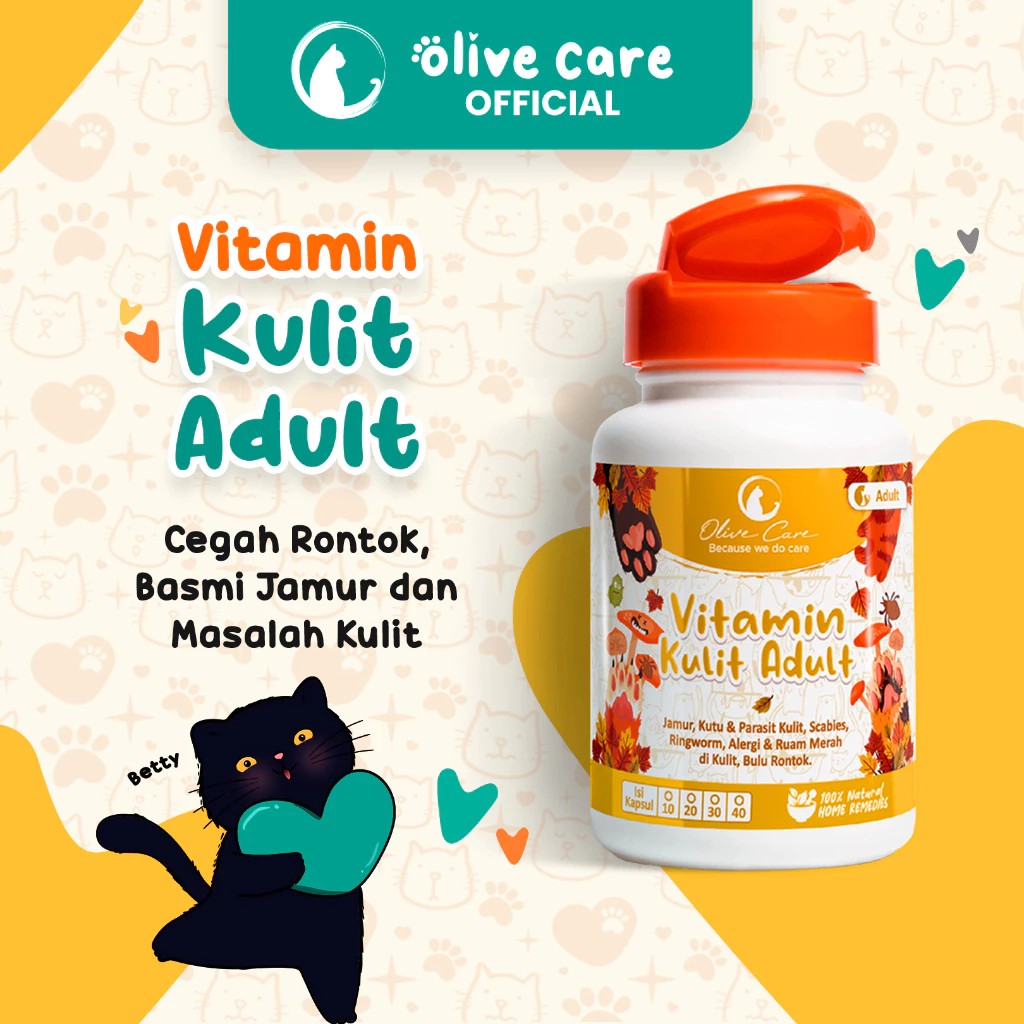 Olive Care Vitamin Kulit Kucing Dewasa