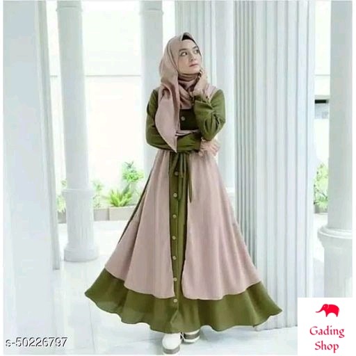 Olivia Maxi Dress l Gamis Syari l Fashion Muslim Terbaru