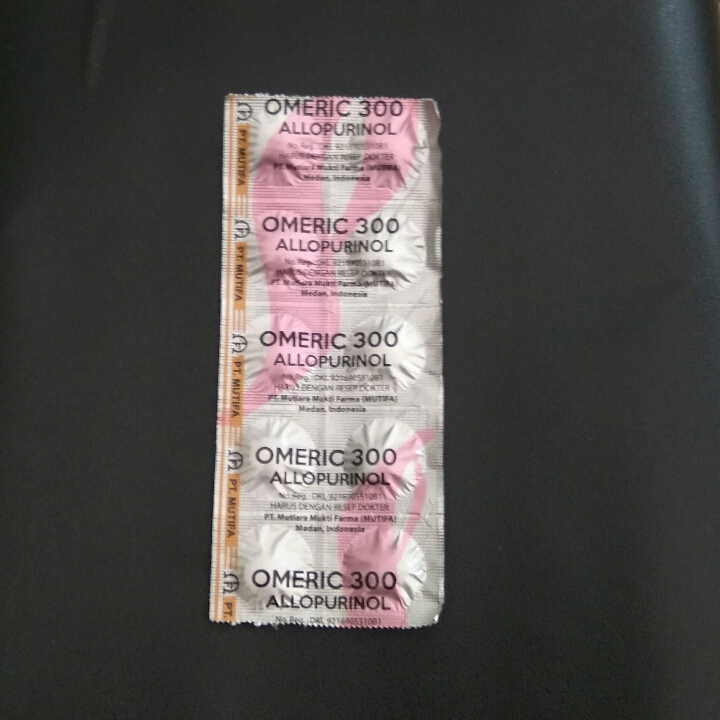 Omeric 300mg Atau Allopurinol