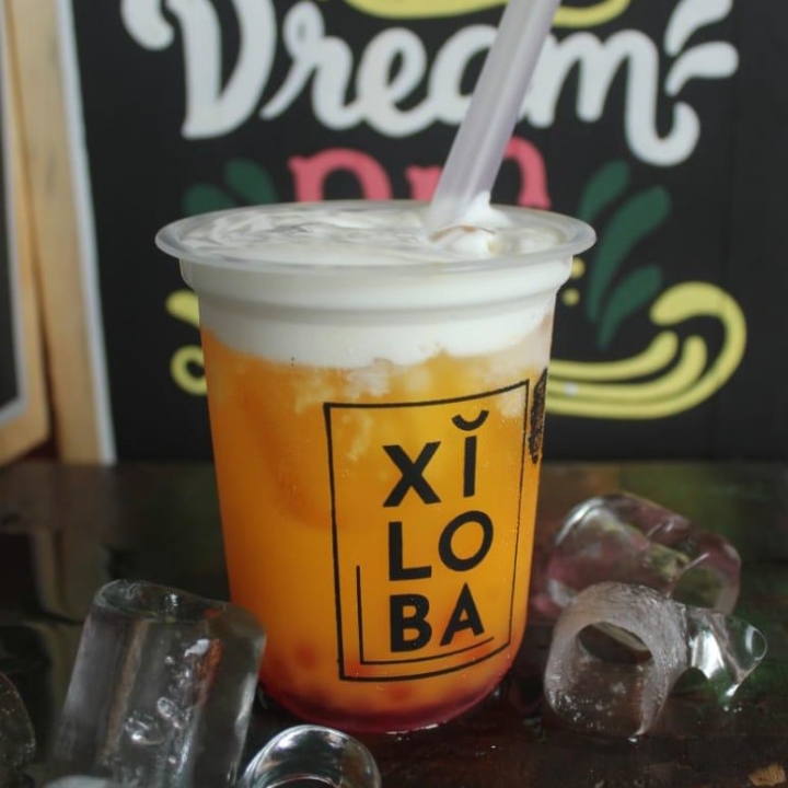 Orange Lazzy Boba