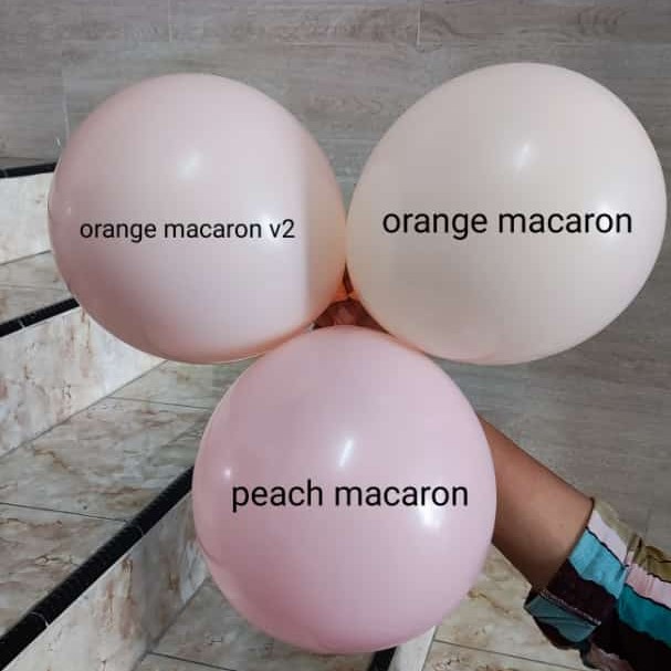 Orange Macaron X Peach Macaron