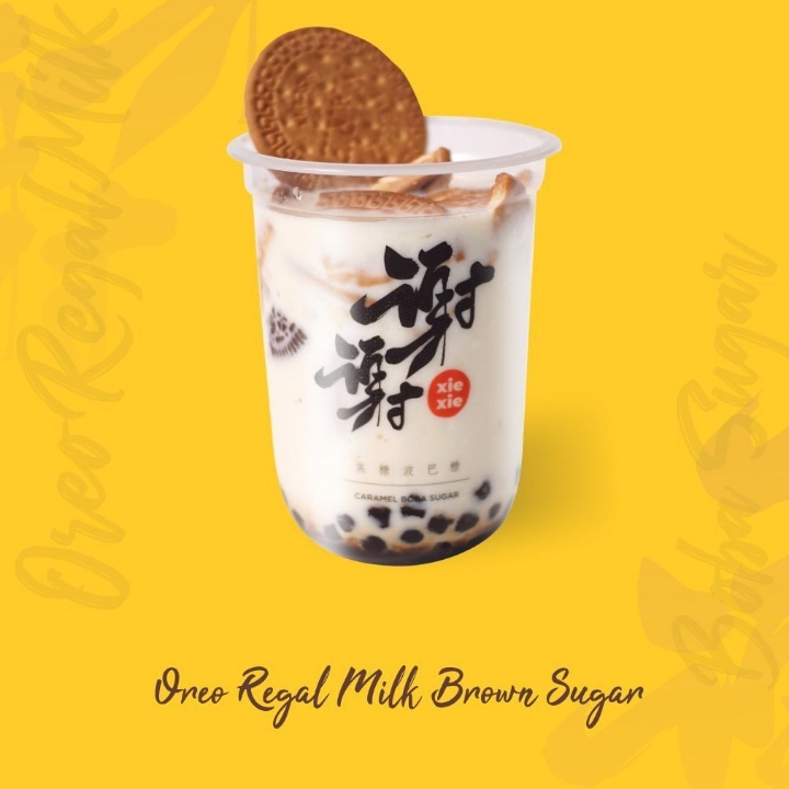 Oreo Regal Milk Boba Sugar