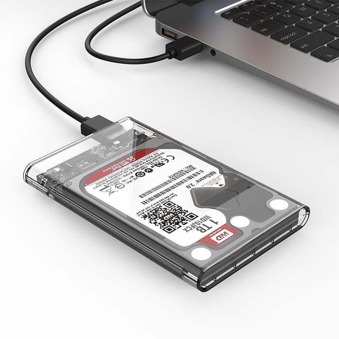 Orico Transparant Case Sata USB Enclosure 2