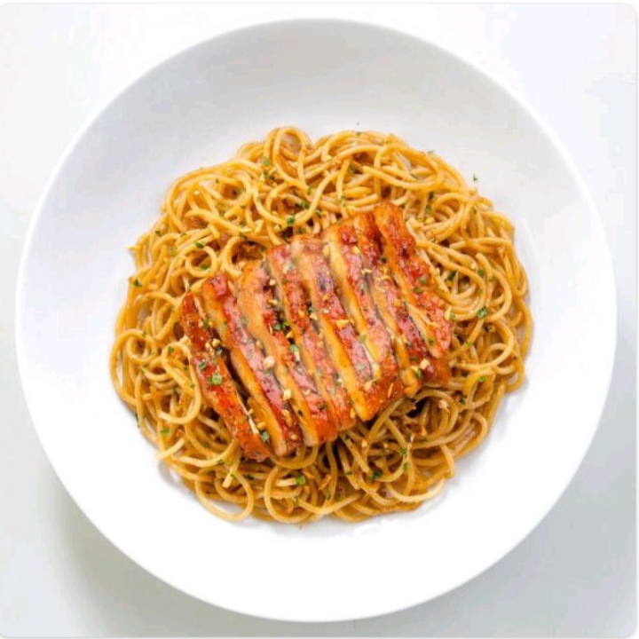 Oriental Chicken Spaghetti