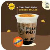 Ovaltine Boba Cheese Brule