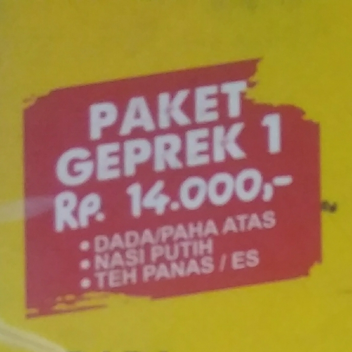 PAKET GEPREK  1