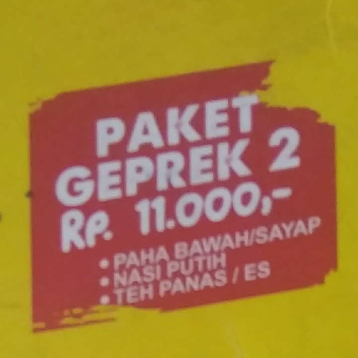 PAKET GEPREK  2