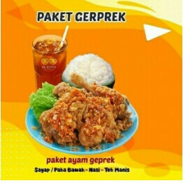 PAKET GEPREK B PAHA ATAS