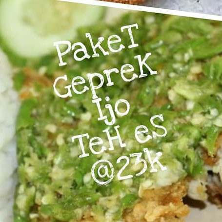 PAKET GEPREK IJO TEH ES