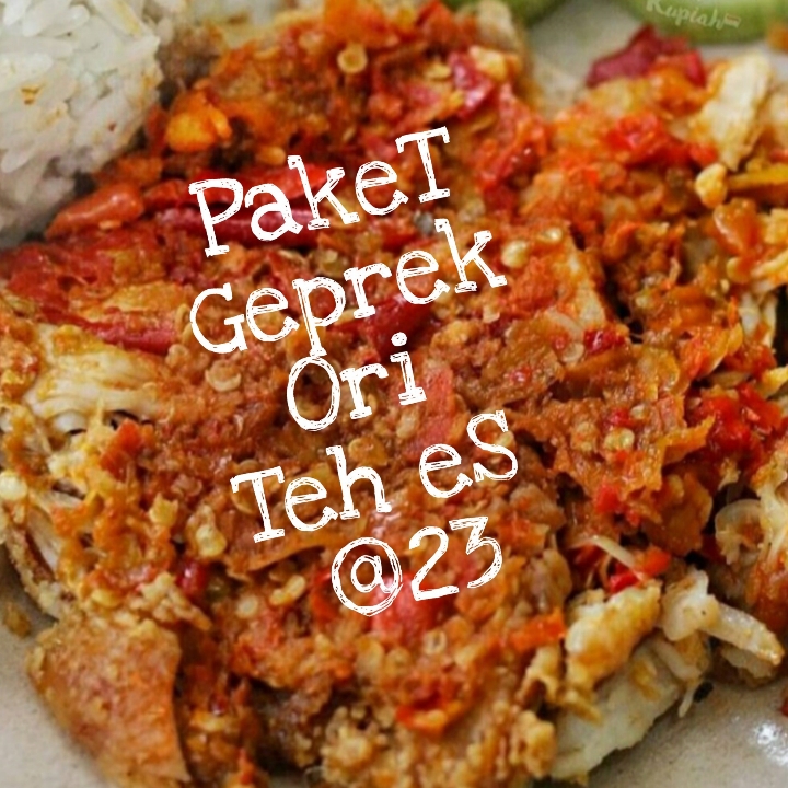 PAKET GEPREK ORI TEH ES