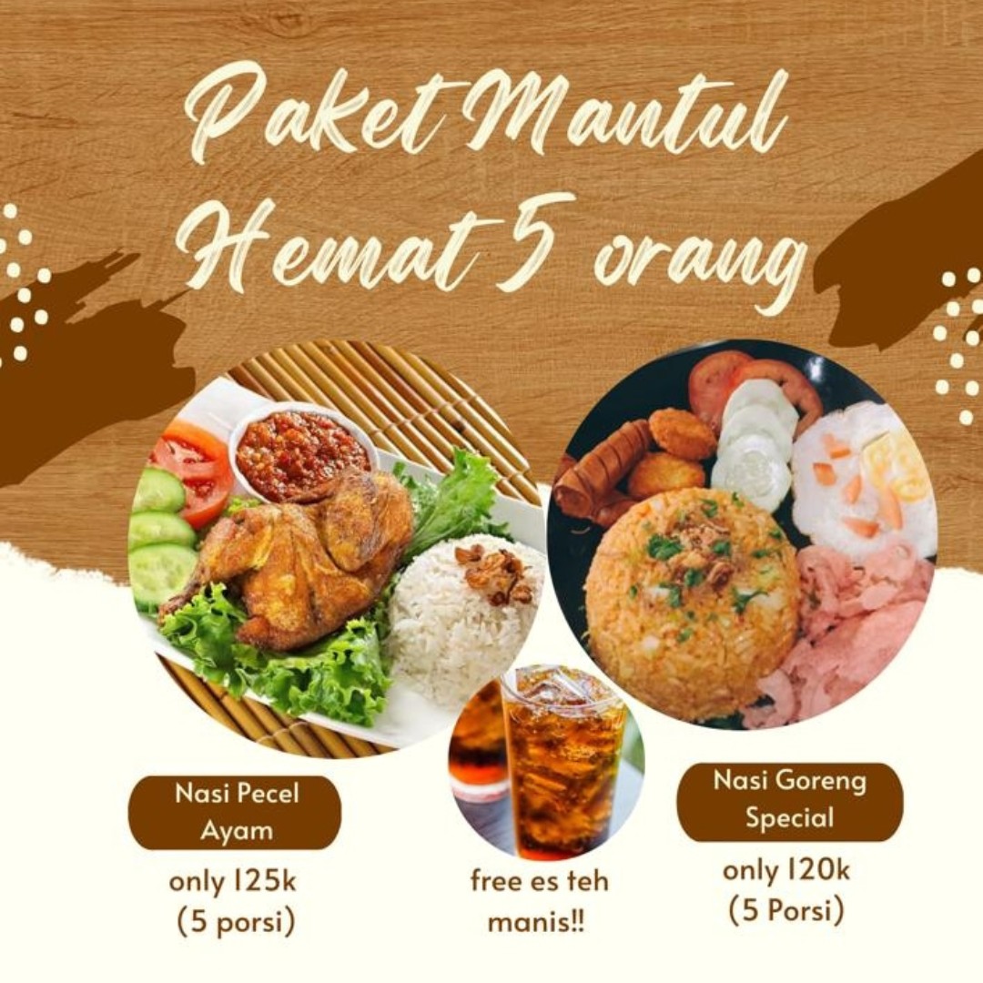 PAKET HEMAT Free Esteh manis