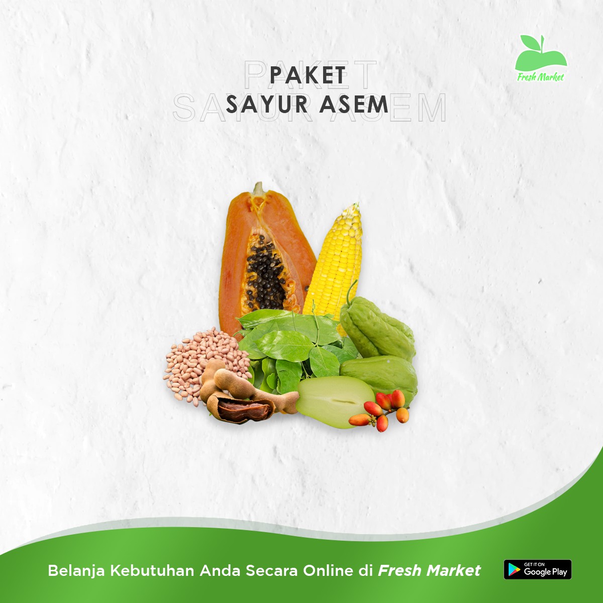 PAKET SAYUR ASEM 1 BUNGKUS