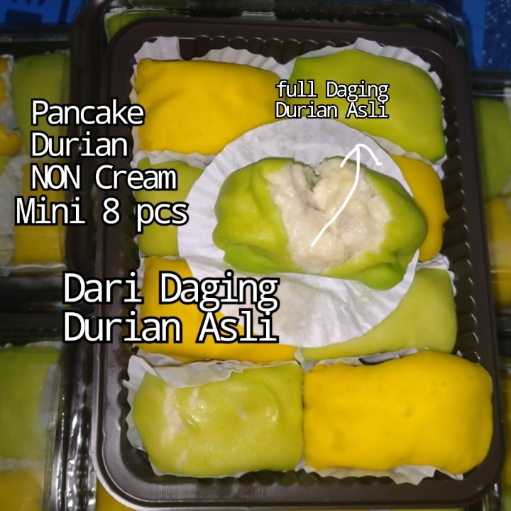 PANCAKE DURIAN NON CREAM FULL DAGING DURIAN ASLI