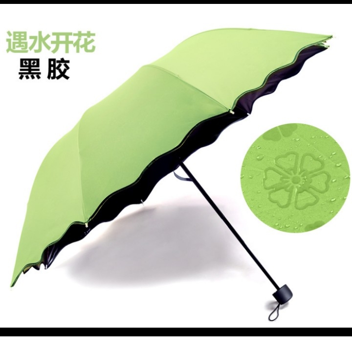 PAYUNG LIPAT AJAIB KELUAR MOTIF BILA KENA AIR 3D MAGIC UMBRELLA