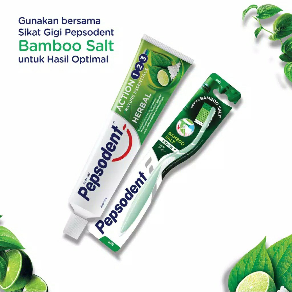 PEPSODENT HERBAL 190 GR 2