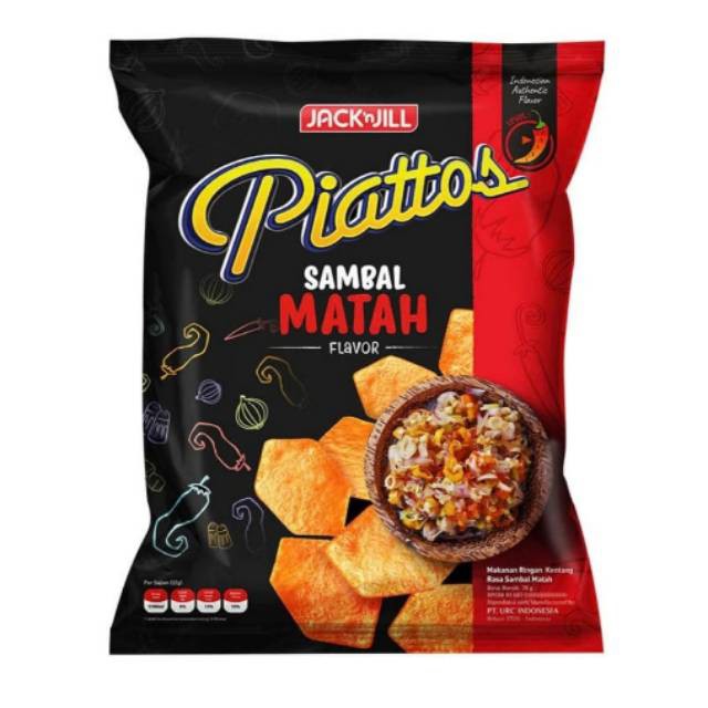 PIATTOS SNACK SAMBAL MATAH 78G