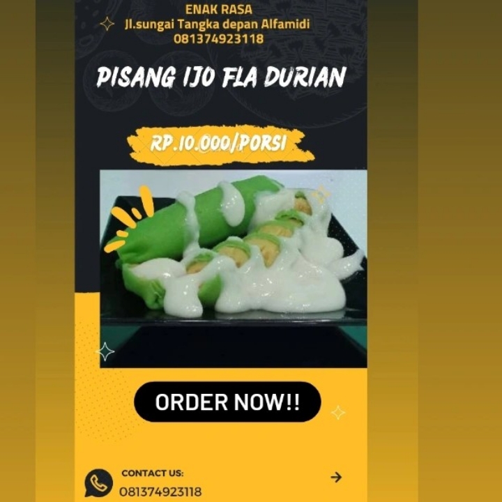 PISANG IJO FLA DURIAAN 