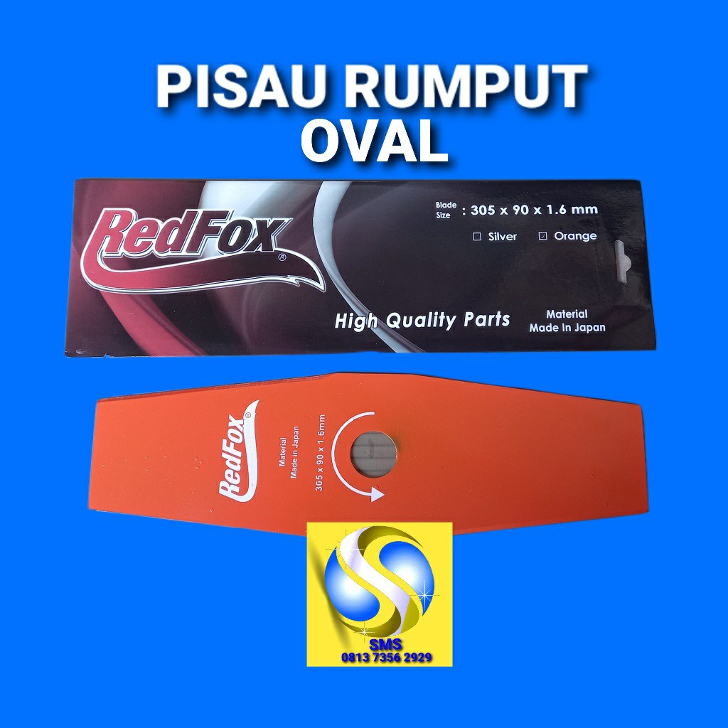 PISAU RUMPUT OVAL RED FOX