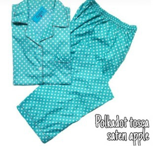 PIYAMA POLKADOT TOSCA SATEN APPLE