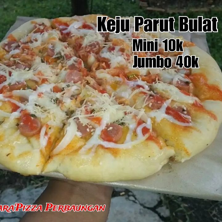 PIZZA MINI BULAT KEJU PARUT