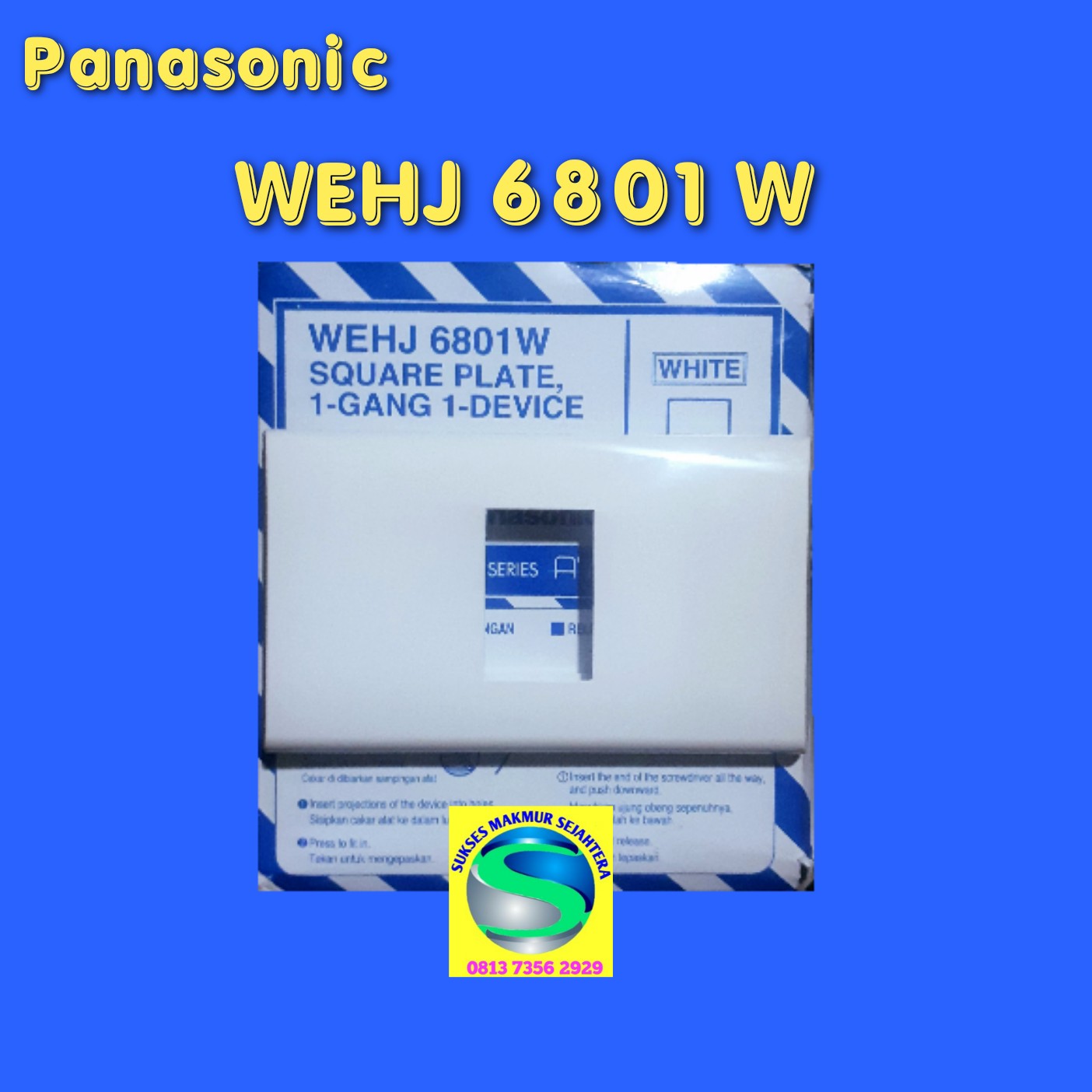 PLATE WEHJ6801 PANASONIC