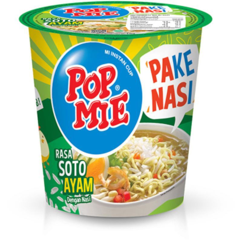 POP MIE RASA SOTO AYAM DENGAN NASI 75G