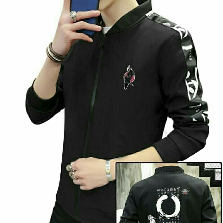 PP Jaket Samurai Guy Hitam