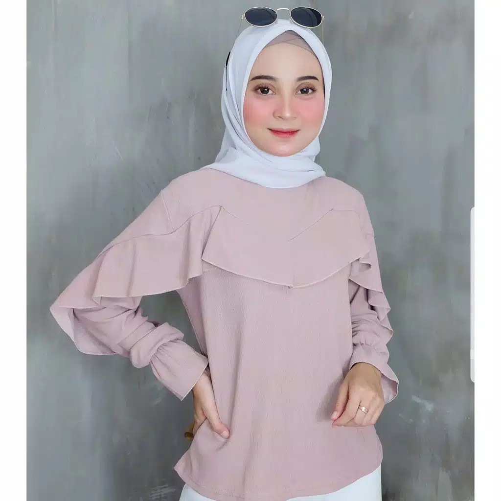 PRODUK TERBARU Loli Top  Blouse Muslim Wanita 2