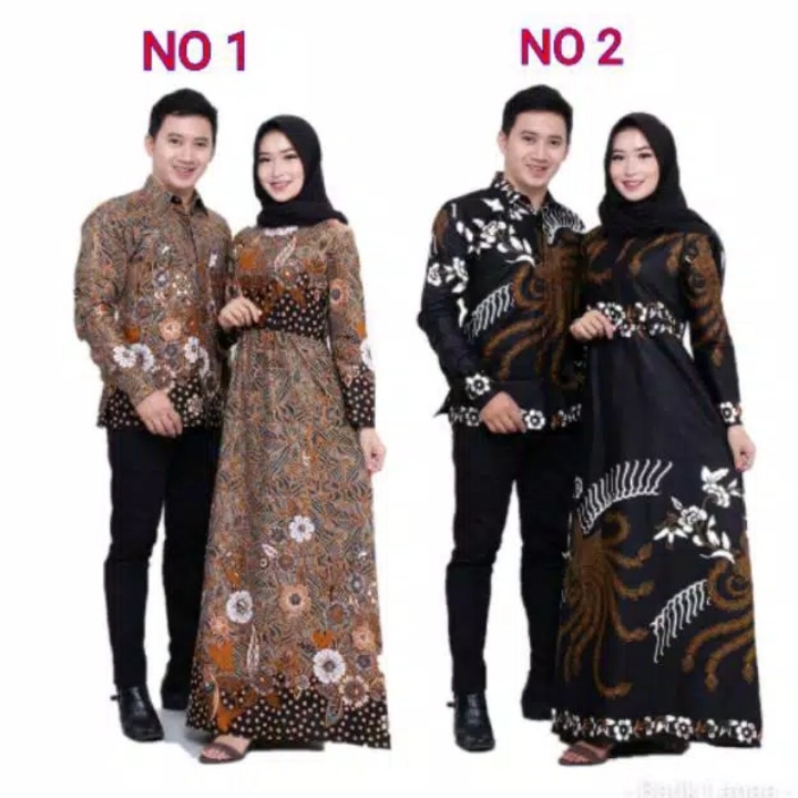 PROMO ASLI Baju Batik Kemeja Pria Sogan Lawasan Manuk Kembar Kattun Si