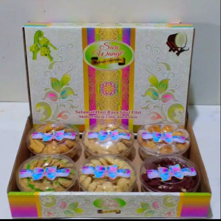 PROMO KUE LEBARAN 6 TOPLES SARI WANGI  PROMO  HARGA GROSIR