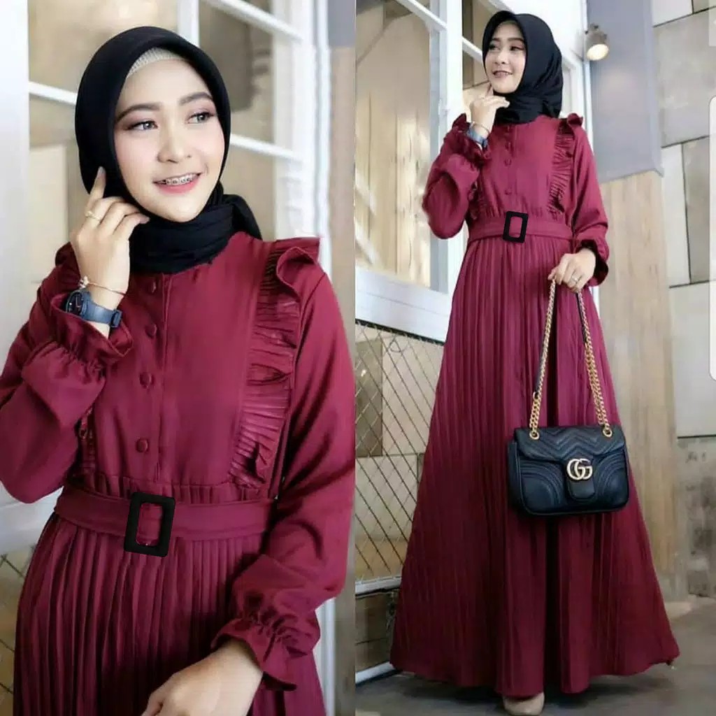 PROMO Khenca Dress MUSLIM WANITA TERLARIS