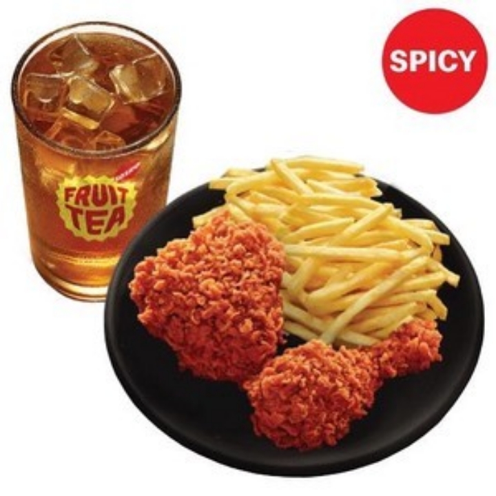 PaNas 2 Spicy with Fries Large