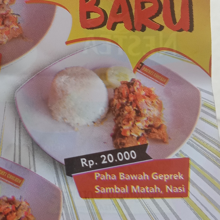 Paha Bawah Geprek